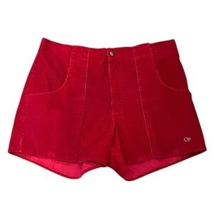 Op vintage 80s men’s red corduroy 4” shorts size 40
